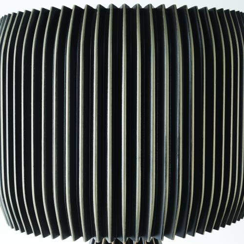 Crimp Table Lamp-Antique Nickel