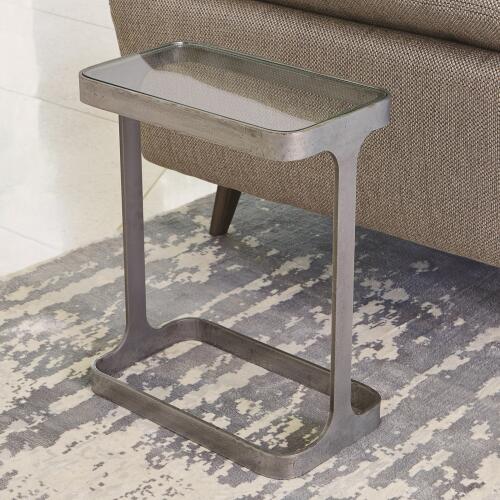Saddle Table-Natural Iron
