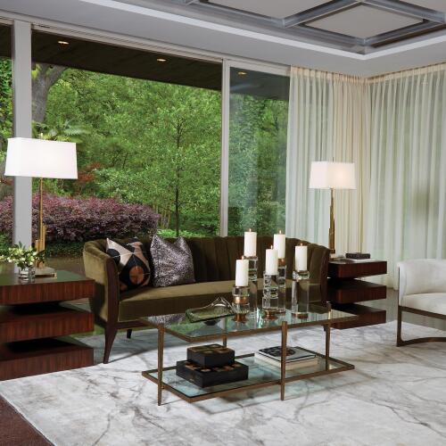 Laforge Cocktail Table-Antique Gold