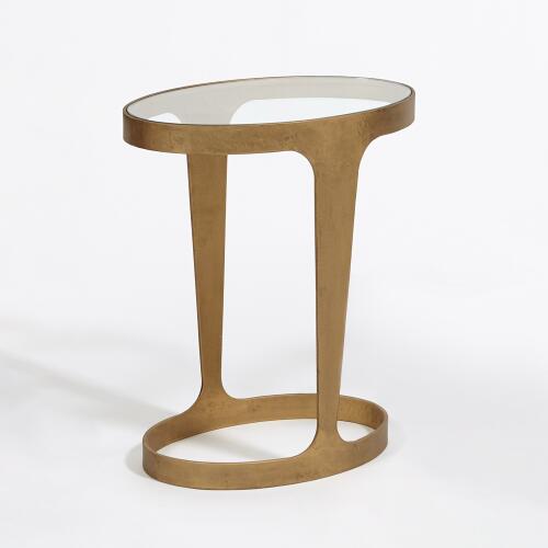 Oslo Accent Table-Gold