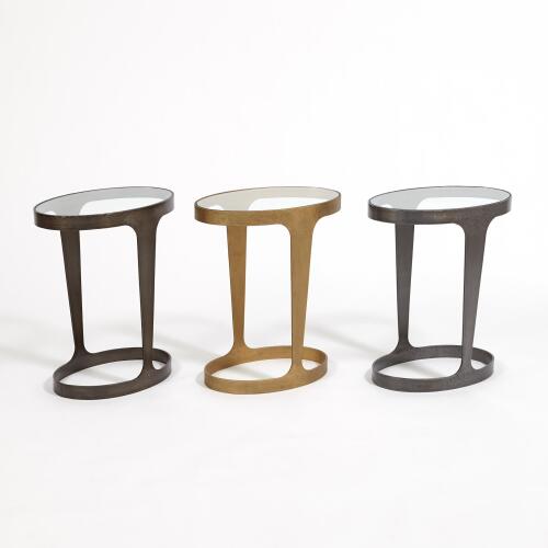 Oslo Accent Table-Gold