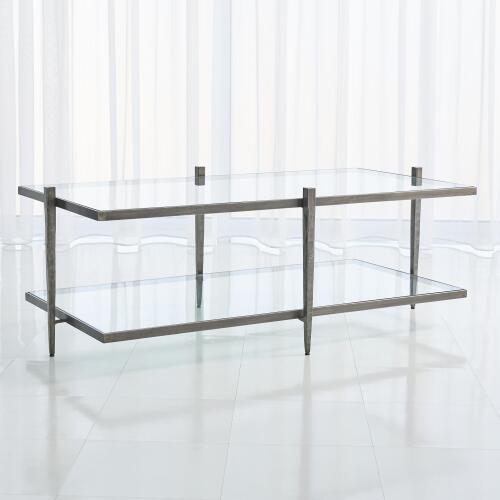 Laforge Cocktail Table-Natural Iron