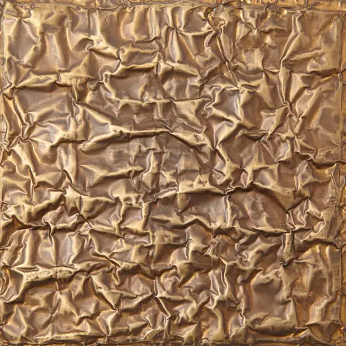 Crinkle Bedside Chest-Brass/Bronze