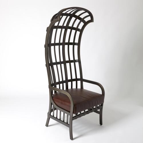 Cascade Chair w/Gray Hair-on-Hide