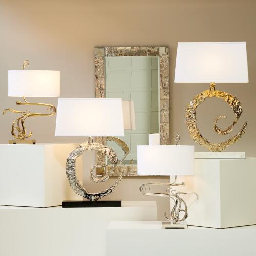 Fete Table Lamp-Nickel