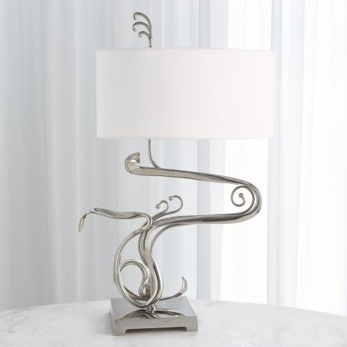 Fete Table Lamp-Nickel