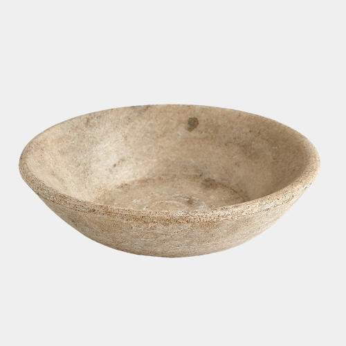 Ponyo Marble Bowl-Antiqued White