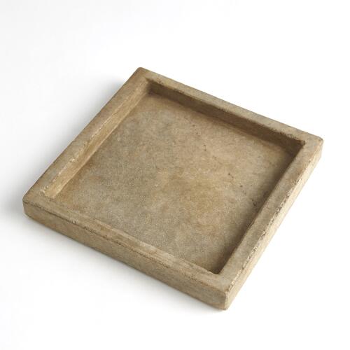 Marble Tray-Antiqued White