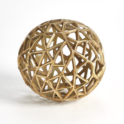 Jali Ball-Antique Brass