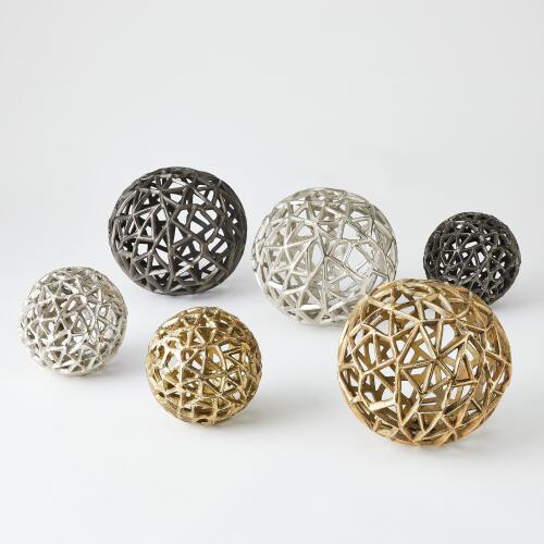 Jali Ball-Antique Brass