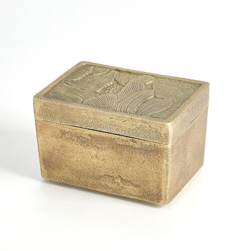 Flora Box-Antique Brass