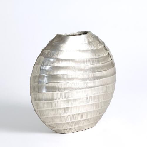 Chased Vase-Antique Nickel