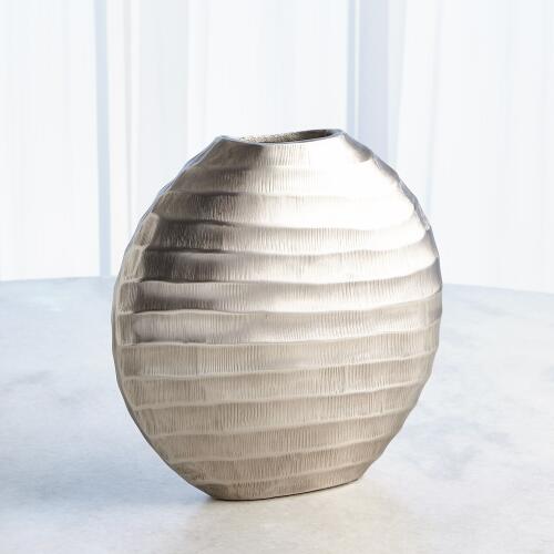 Chased Vase-Antique Nickel