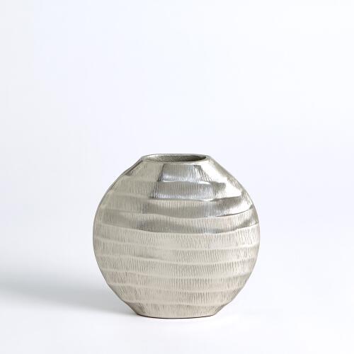 Chased Vase-Antique Nickel
