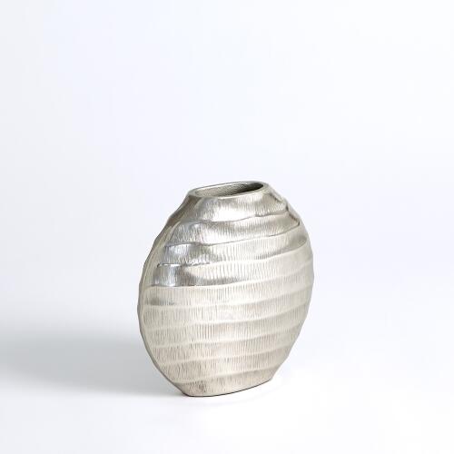 Chased Vase-Antique Nickel