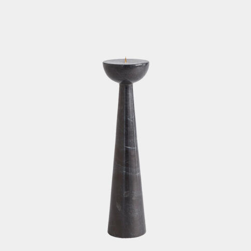 Formosa Candle Holder-Round Top-Black