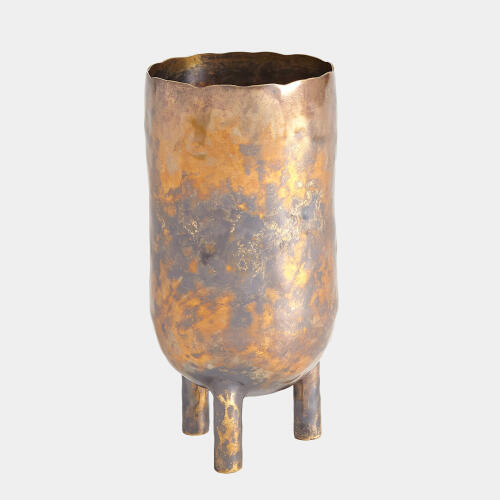 Alchemy Container-Burnt Brass-Tall