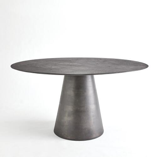 Apex Dining Table-Blackened Finish