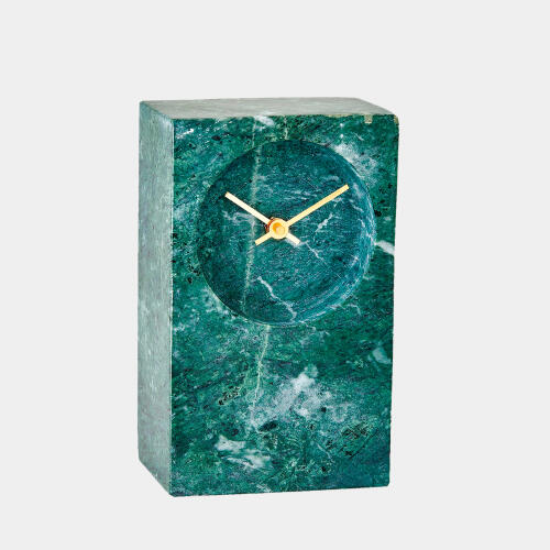 Appellative Marble Tower Clock-Green