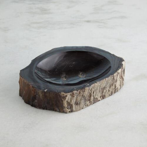 Petrified Bowl-Black/Brown