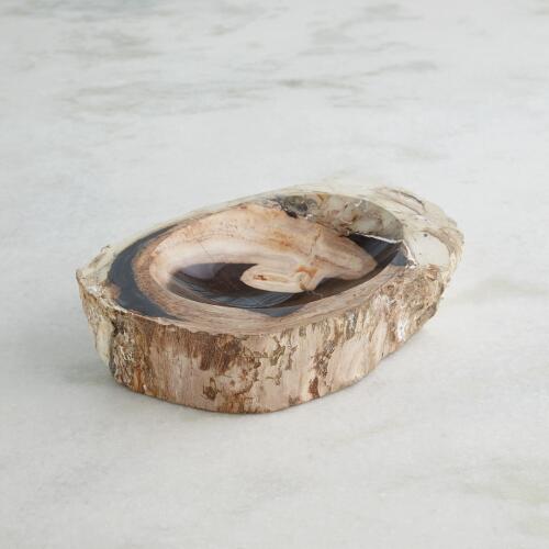 Petrified Bowl-Beige/Black