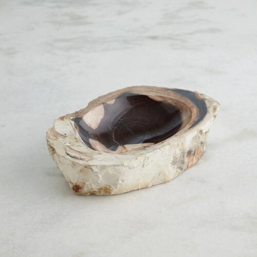 Petrified Bowl-Beige/Black