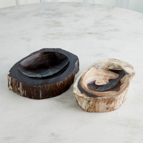 Petrified Bowl-Beige/Black