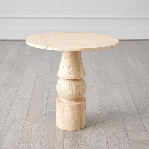 Cargo Table-Travertine