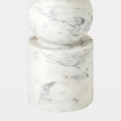 Cargo Table-Banswara White Marble
