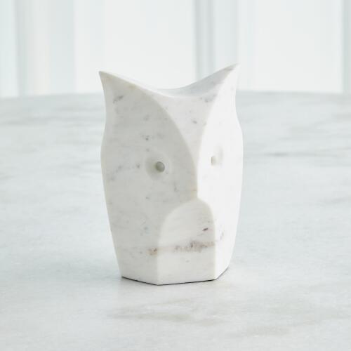 Standing Owl-White