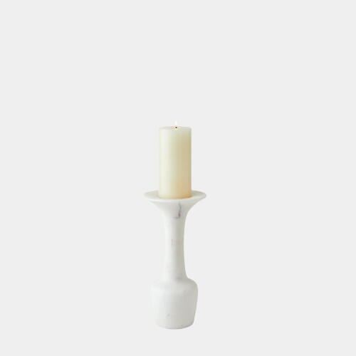 Calyx Candle Holder-White