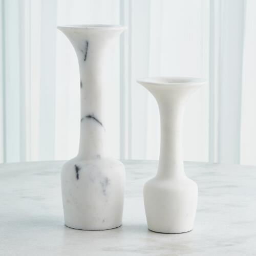 Calyx Candle Holder-White