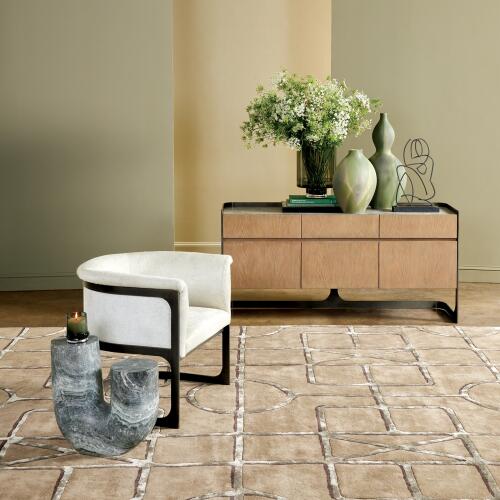 Marble Tube Table-White