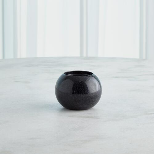 Globe Candle Holder-Black