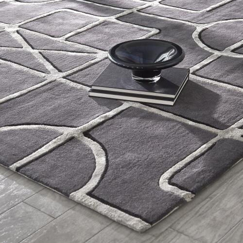 Gate Rug-Indigo/Charcoal