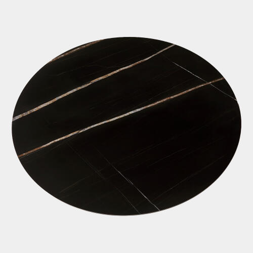 Radius Round Table-Gold/Noir Lux Top