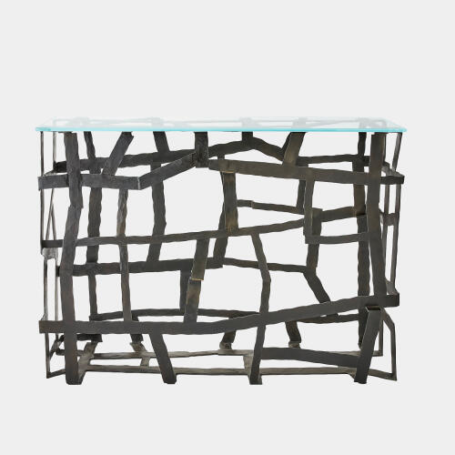 Fragments Console-Blackened Iron