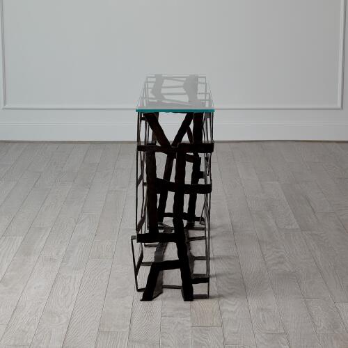 Fragments Console-Blackened Iron