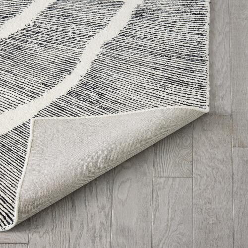 Burst Rug-Ivory/Black