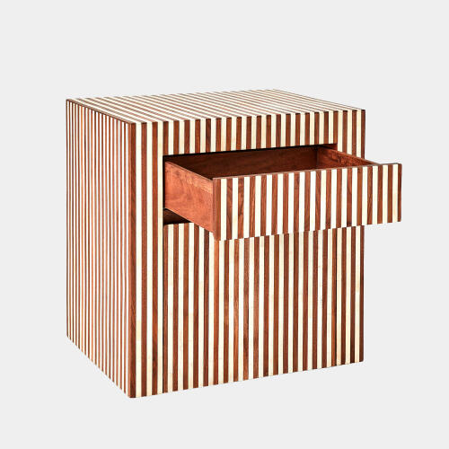 Sienna Filing Cabinet-Walnut/Bone