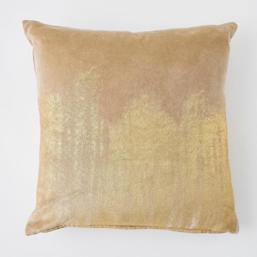 thunder pillow-gold leaf