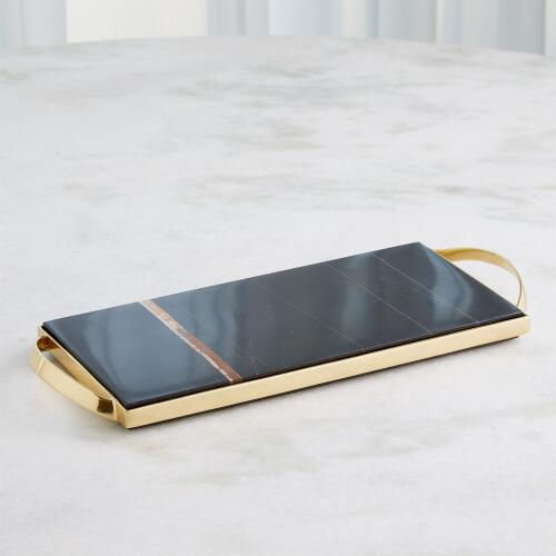Cosmopolitan Tray-Polished Brass