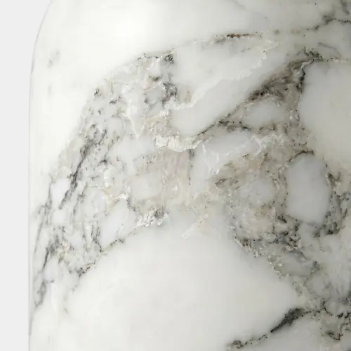 Tumble Accent Table-Arbescato White Marble