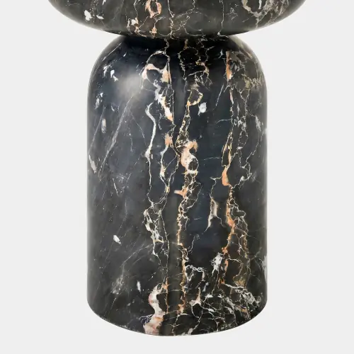 Tumble Accent Table-Golden Portoro Marble