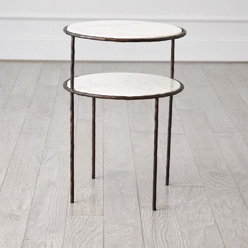 Registrar Tiered Table-Bronze