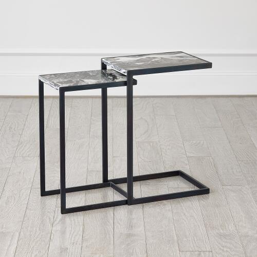 Nudge Nesting Table-Gunmetal