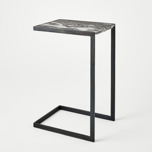 Nudge Nesting Table-Gunmetal