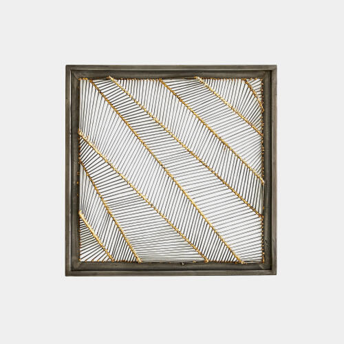 Shaddox Wall Panel-Natural Iron/Smokey Bronze