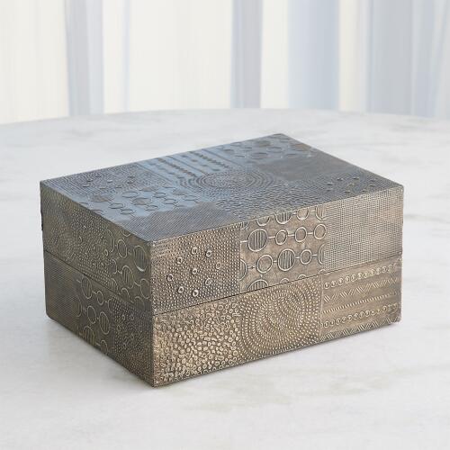 Navigator Rectangle Box-Antique Gunmetal