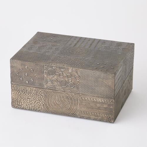 Navigator Rectangle Box-Antique Gunmetal